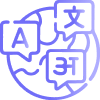 Multiple language icon